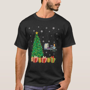 CT Tech Xmas Tree Lighting Santa Hat CT Tech Chris T-Shirt