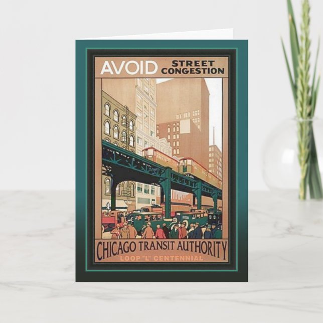 CTA Loop Centennial Chicago Card (Front)