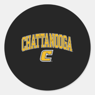 Ctanooga Mocs Arch Over Classic Round Sticker