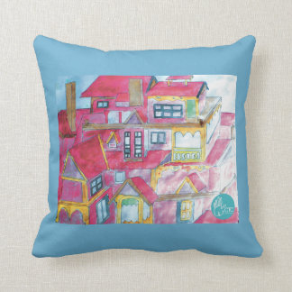 CTC International - Houses Throw Pillow