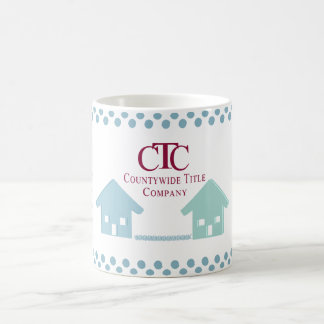 CTC mug with blue houses