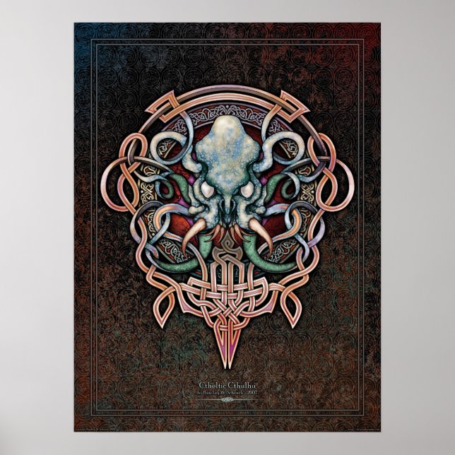 Ctheltic Cthulhu Poster (18x24") (Front)