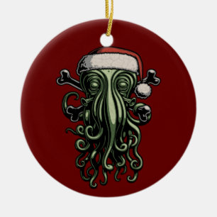 Cthulhu Claus Ceramic Ornament