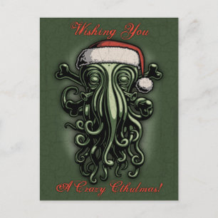 Cthulhu Claus Postcard