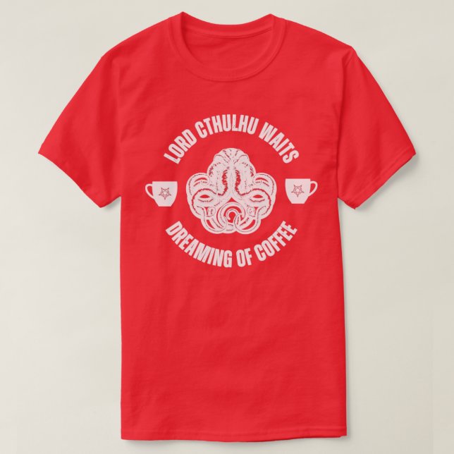 Cthulhu Coffee8 T-Shirt (Design Front)