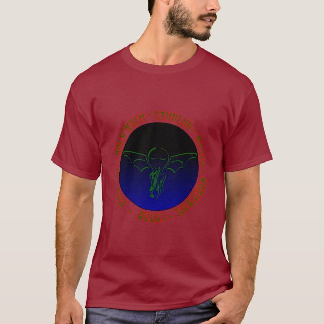 Cthulhu dort T-shirt (Devant)