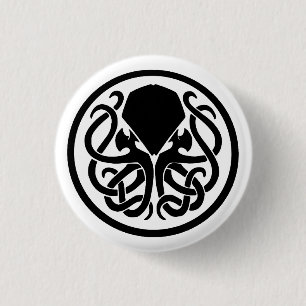 Cthulhu Emblem 1 Inch Round Button