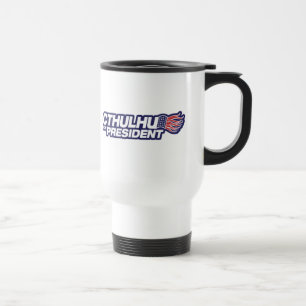 cthulhu for president travel mug
