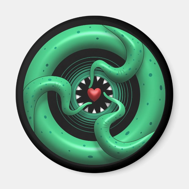 Cthulhu Heart Magnet (Front)