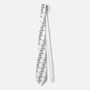 Cthulhu horror vector art tie