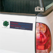 Cthulhu/Krampus 2016 Bumper Sticker (On Truck)