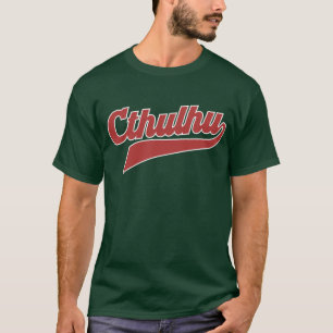 Cthulhu League Script – Vintage Eldritch Lettering T-Shirt