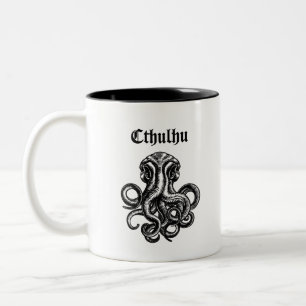 Cthulhu Lord - Saviour Lovecraft Two-Tone Coffee Mug