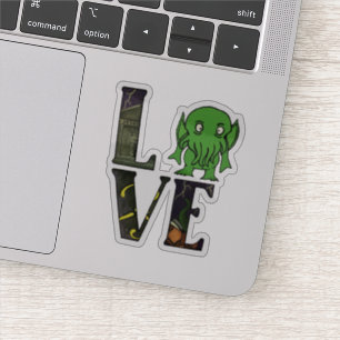 Cthulhu LOVE Sticker