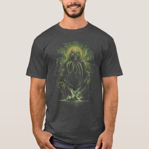 Cthulhu Lovecraft Horror Monster Fantasy family T-Shirt