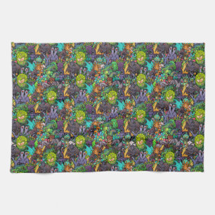 Cthulhu Lovecraft Mythos Chibi Bestiary Kitchen Towel