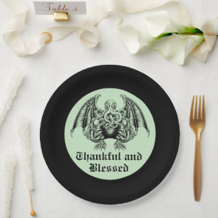 Cthulhu Lovecraft Paper Plate