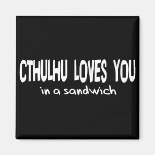 Cthulhu Loves You Magnet