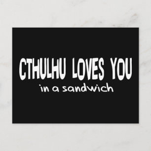 Cthulhu Loves You Postcard