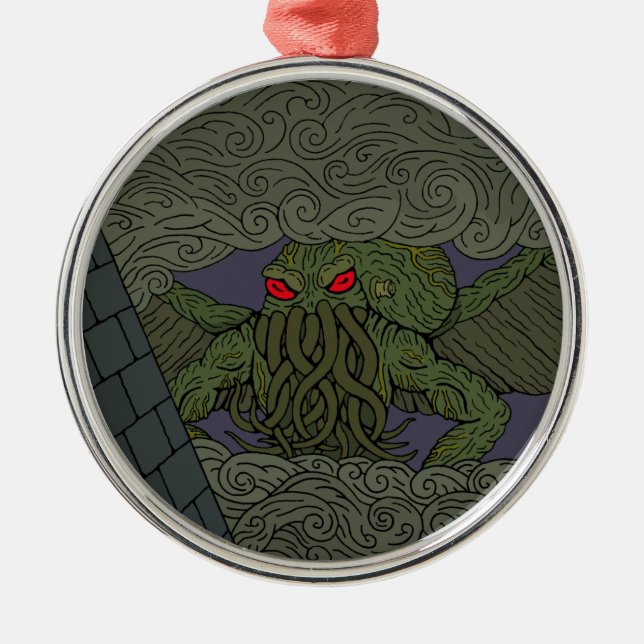 Cthulhu Metal Ornament (Front)