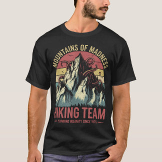 Cthulhu Mountains Of Madness Hiking Team Retro T-Shirt