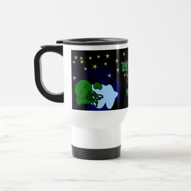 Cthulhu Naptime - Reusable Travel Mug (Left)