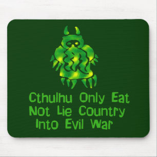 Cthulhu Only Eats Mouse Pad
