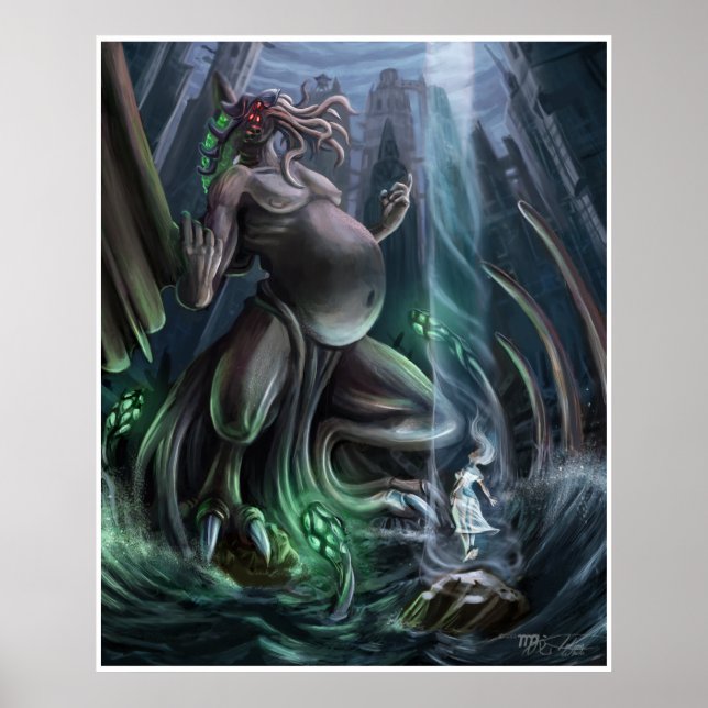 Cthulhu Rising: Humantity's Defiance Poster (Front)