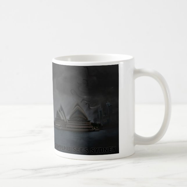 Cthulhu Sees Sydney Coffee Mug (Right)