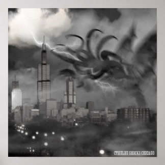 Cthulhu Shocks Affiche de Chicago