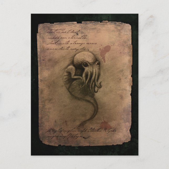 Cthulhu Spawn Postcard (Front)
