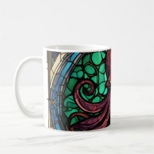 Cthulhu Stained Glass Coffee Mug