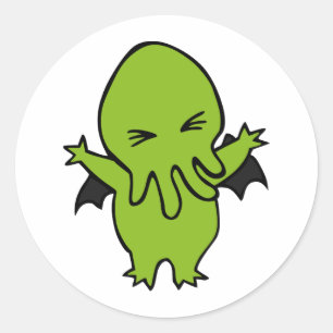 Cthulie Classic Round Sticker