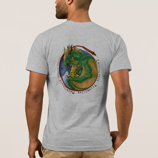 CTM "Coin" Design Light T-shirt (Back)