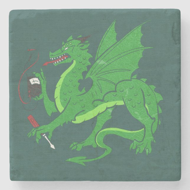 CTM "Medieval" Design Stone Coaster (Front)