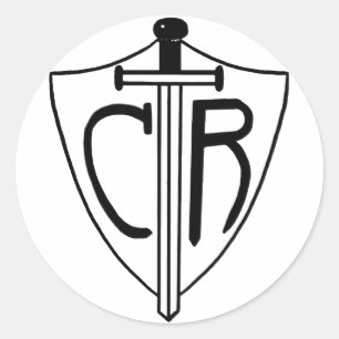 CTR Choose the Right Sword and Shield Classic Round Sticker