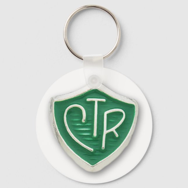 CTR Mormon Choose the Right Keychain (Front)