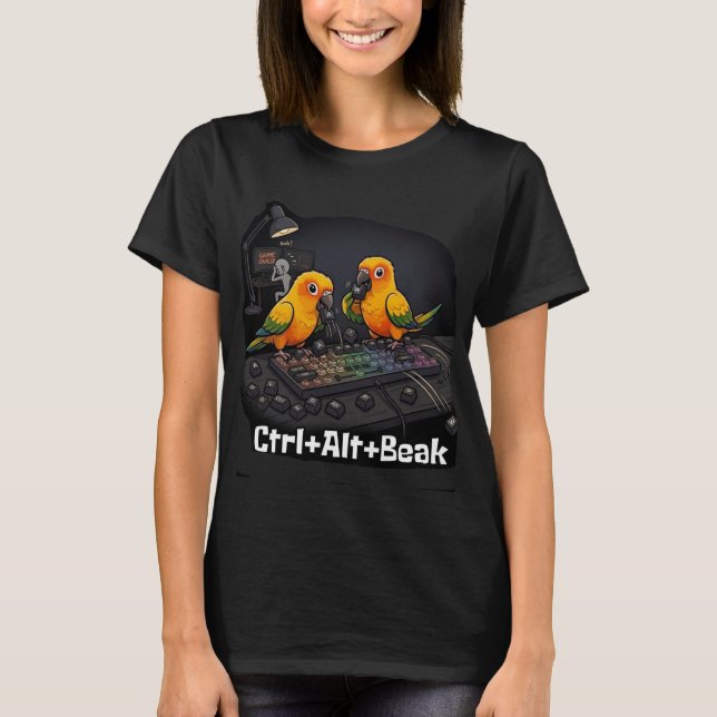 Ctrl+Alt+Beak T-Shirt (Front)