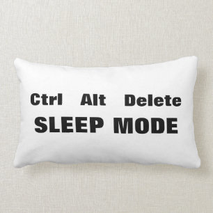 Ctrl Alt Delete = Sleep mode Lumbar Pillow