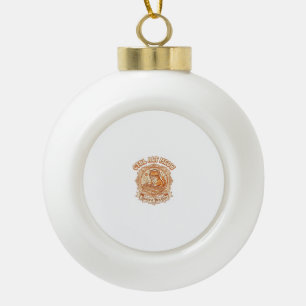 Ctrl Alt Meow Cat Gamer Tech Vintage Vector Art Sh Ceramic Ball Christmas Ornament