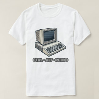 CTRL + ALT + RETRO Retro PC T-Shirt