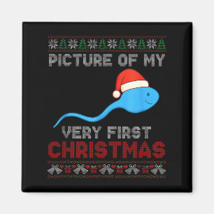Cture Of My Very First Christmas Joke Funny Xmas  Magnet