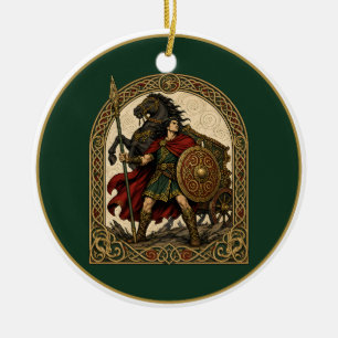 Cu Chulainn, Hound of Ulster Ceramic Ornament