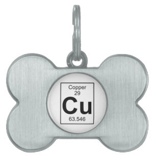 Cu - Copper Pet Tag