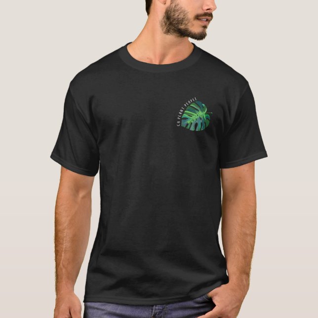CU Plant People T-shirt - tiny logo (Front)
