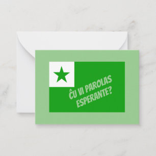 Ĉu vi parolas Esperante? Card