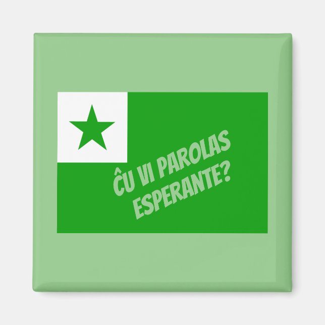 Ĉu vi parolas Esperante? Magnet (Front)
