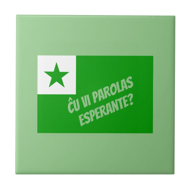 Ĉu vi parolas Esperante? Tile (Front)