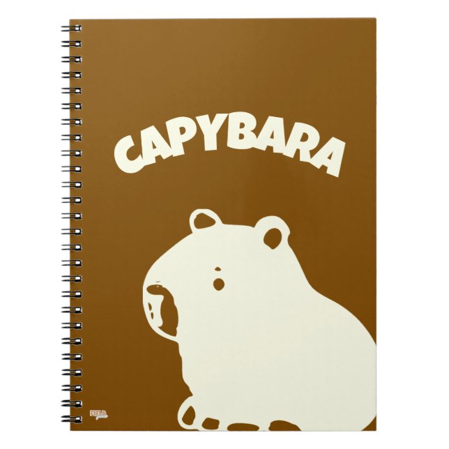 Cuaderno Capybara Inversed Color Notebook (Front)