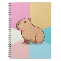 Cuaderno Capybara Soft Pastel-Colored